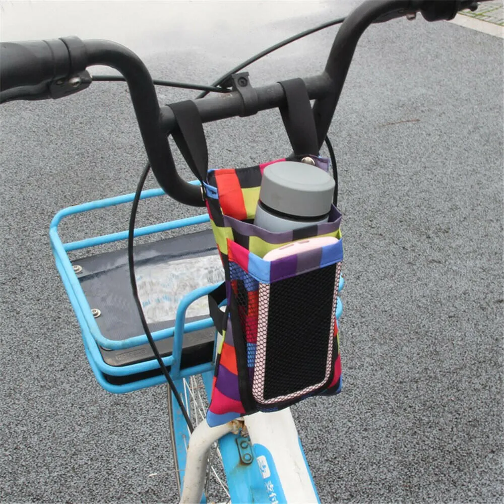 1 PC Waterproof Cycling Front Storage Bicycle Bag Mobile Phone Holder Bike Basket Motorcycle Accessories Electric Vehicle Parts