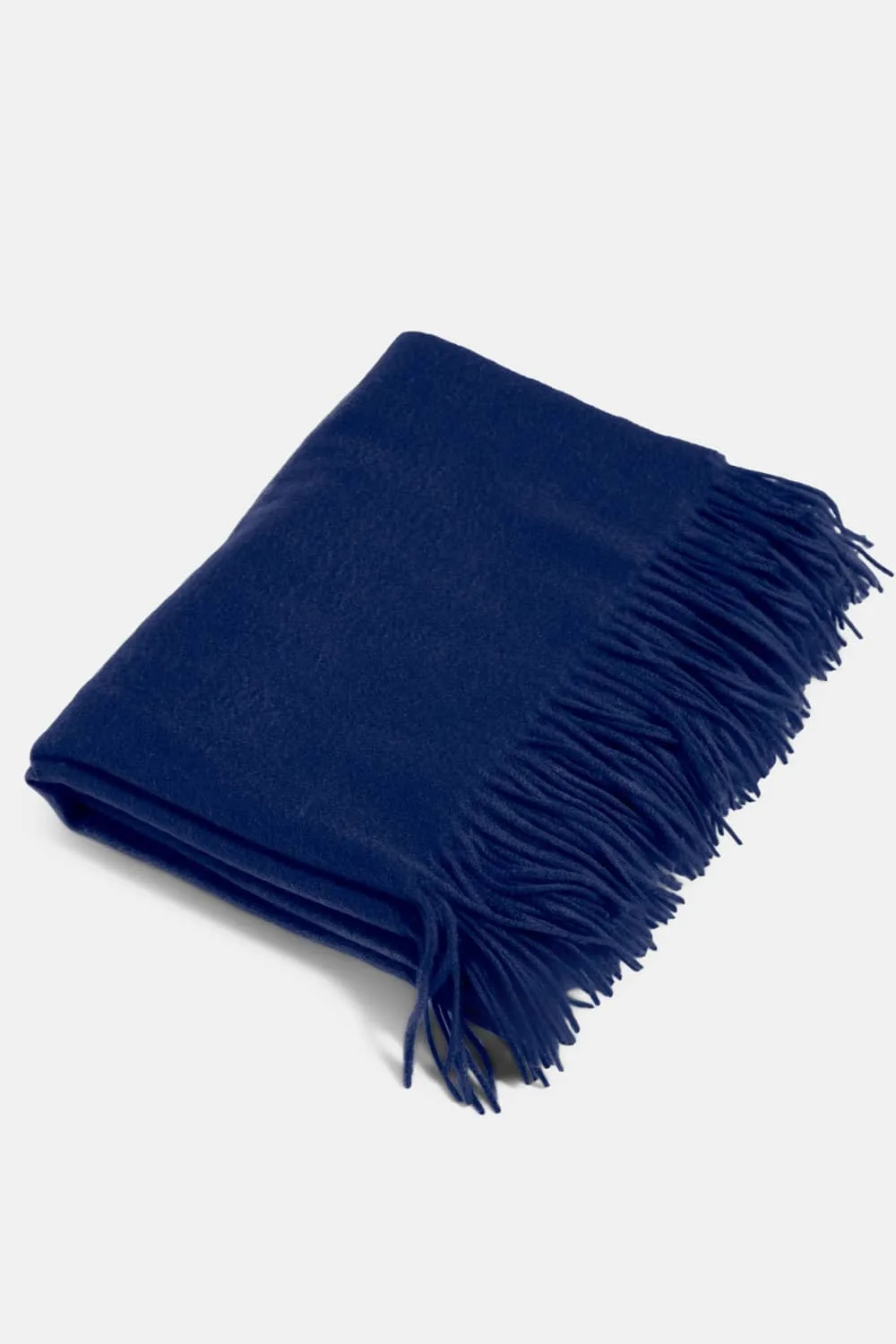 100% Pure Cashmere Fringe Throw Blanket with Gift Box