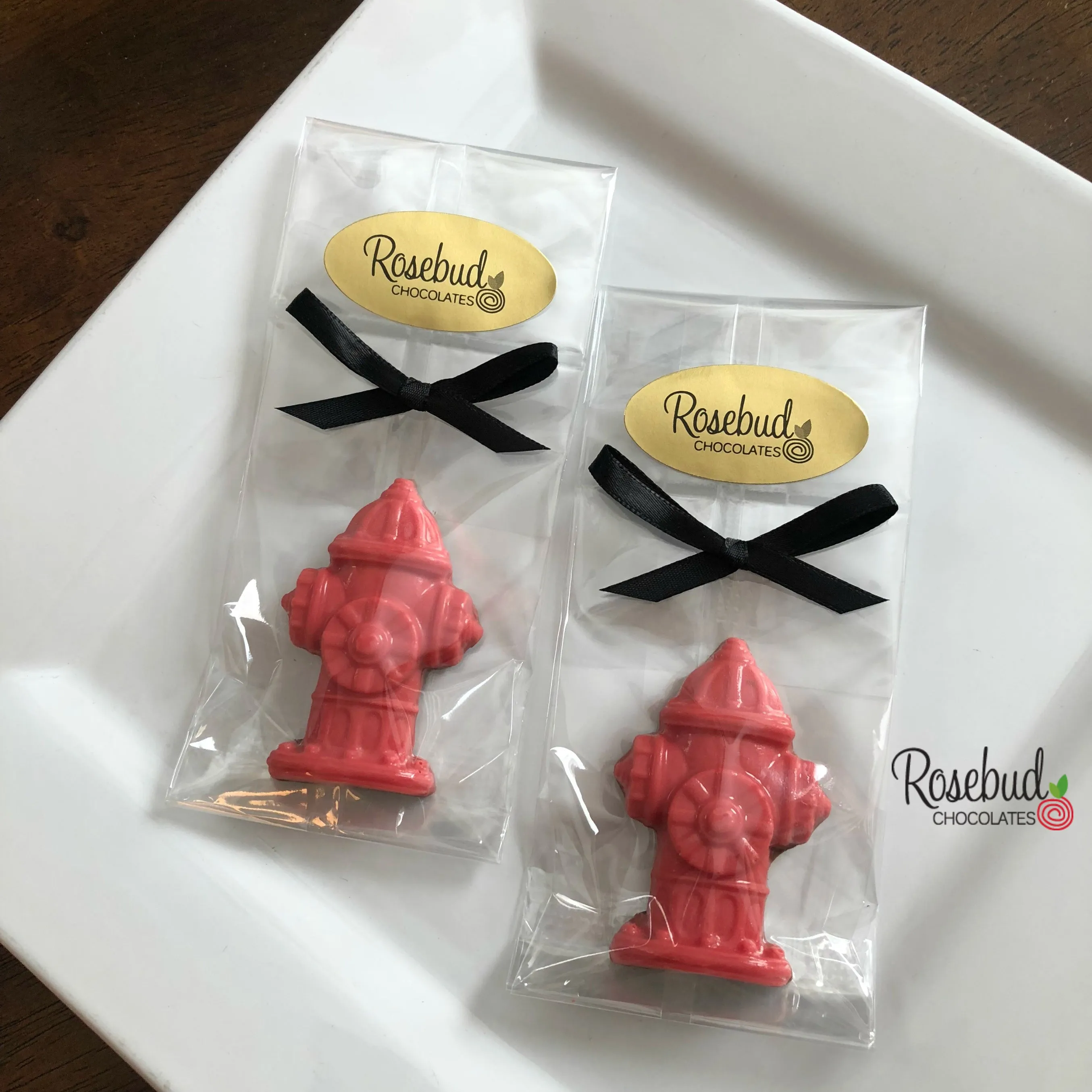 12 FIRE HYDRANT Chocolate Candy Party Favors