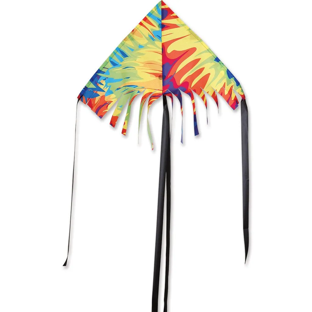 24 in. Fringe Delta Kite - Tie Dye