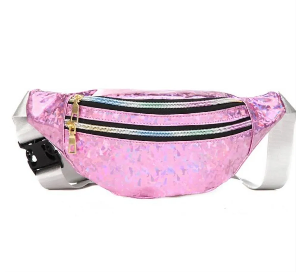 3 Zipper Hologram Bum Bag