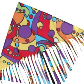 48 in. Fringe Delta Kite - Orbit