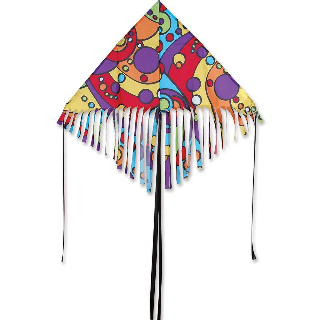 48 in. Fringe Delta Kite - Orbit