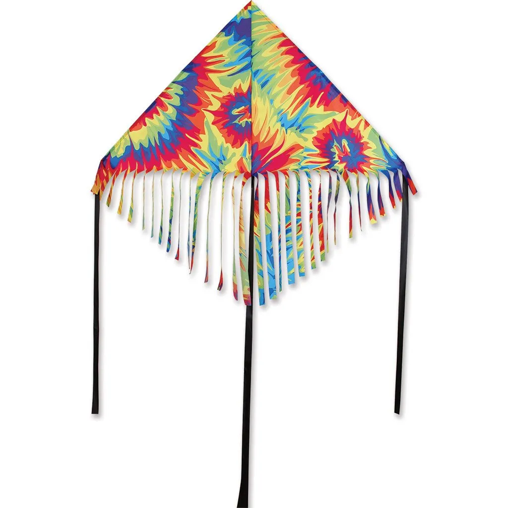 48 in. Fringe Delta Kite - Tie Dye