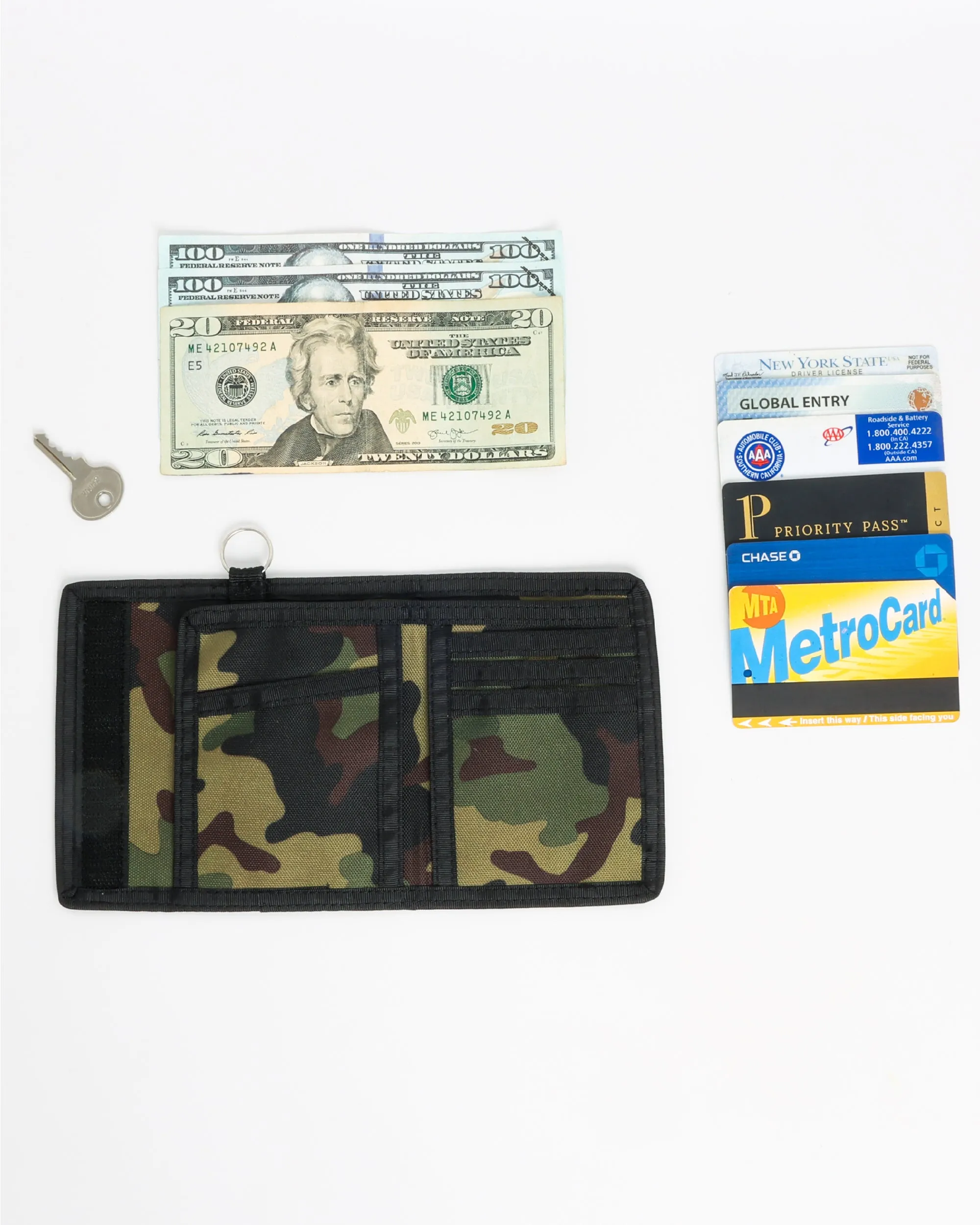 80's Wallet | Bi-Fold RFID |ARMY CAMO