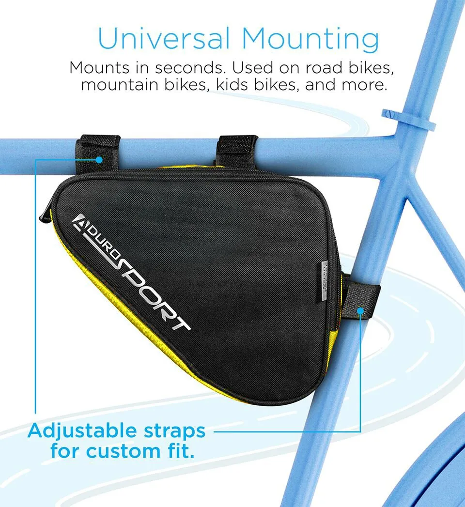 Aduro Sport Triangle Saddle Bicycle Storage Bag