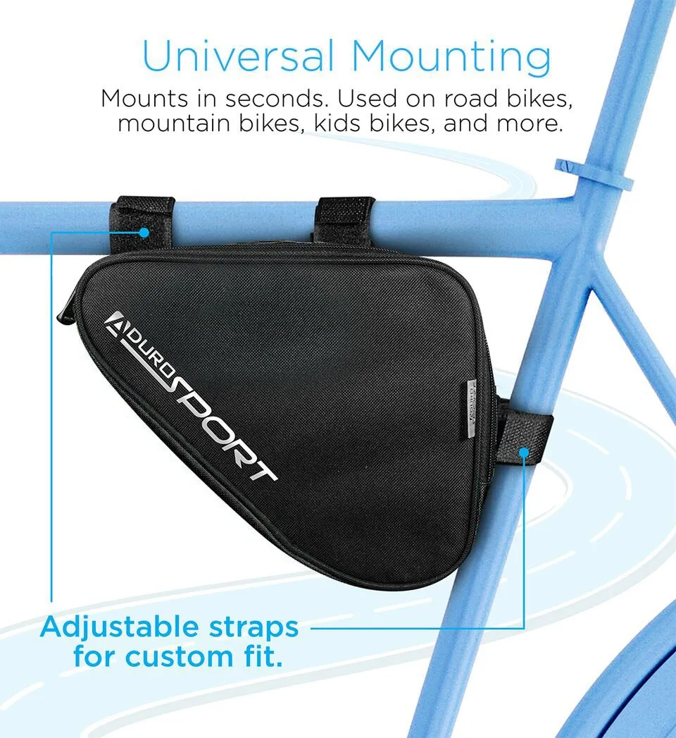 Aduro Sport Triangle Saddle Bicycle Storage Bag