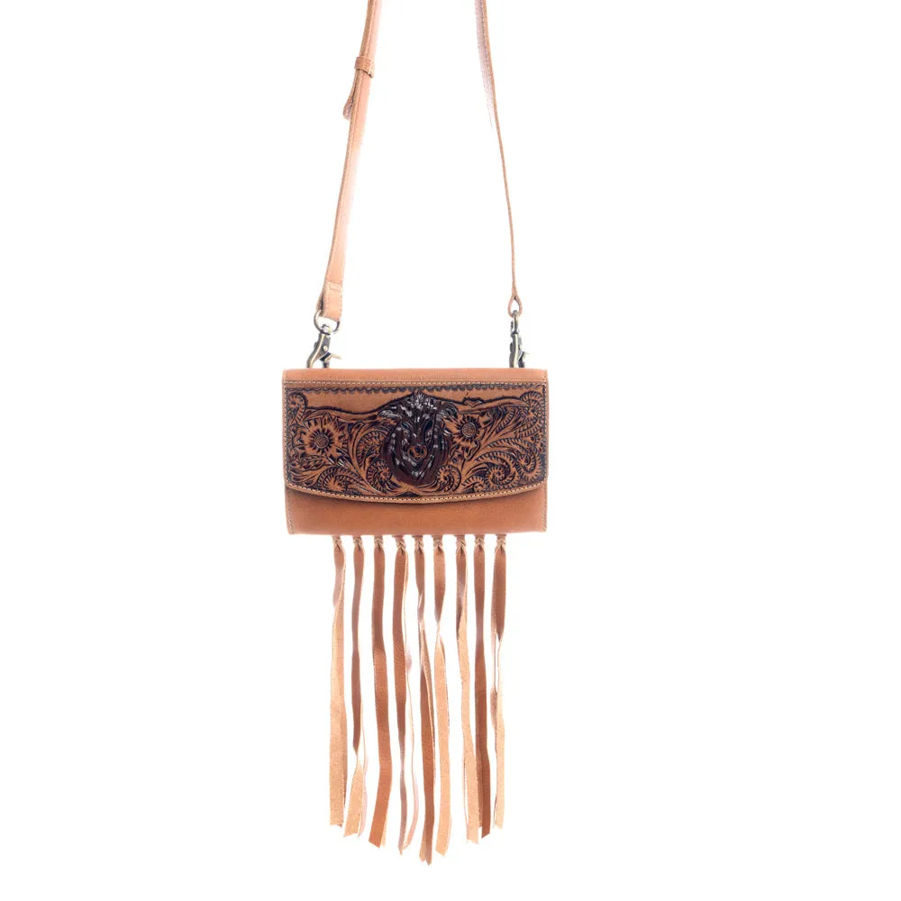 Alva Creek Hand-Tooled Bag