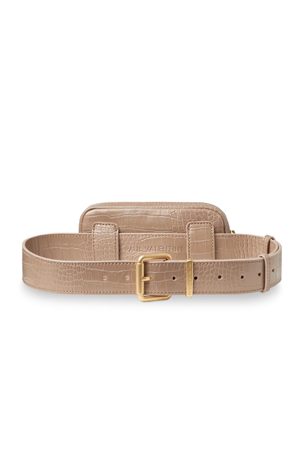 Amber Beltbag Nude Croco