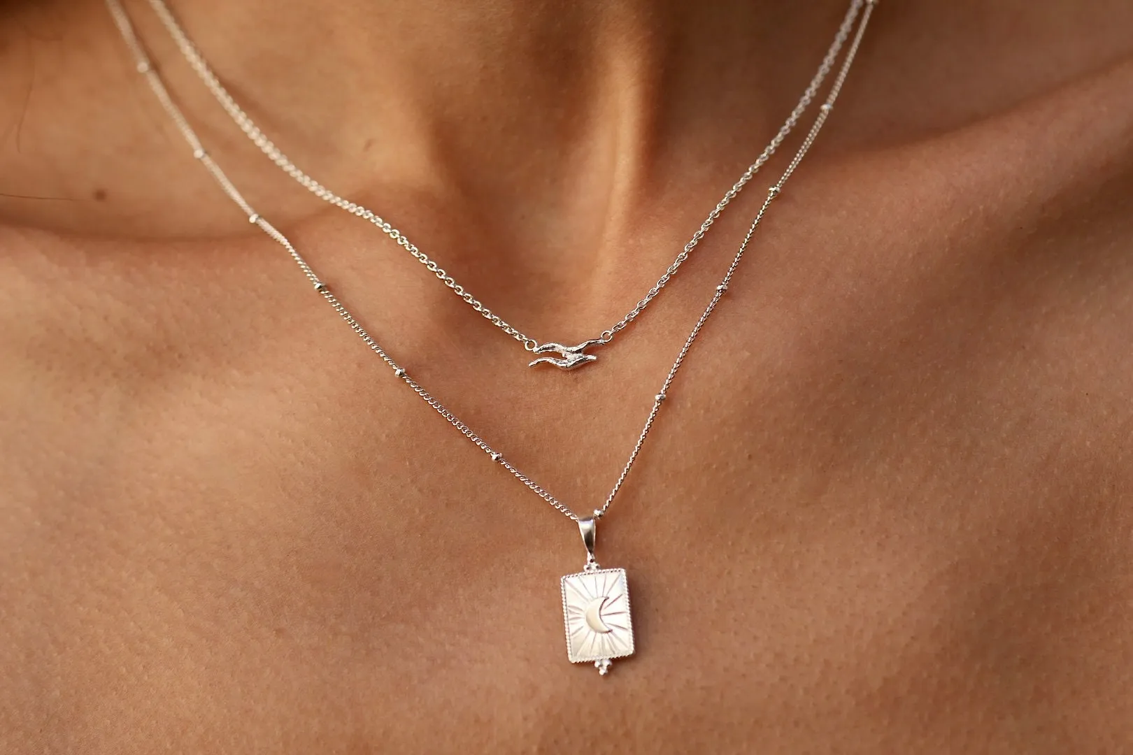 Aquarius Silver Necklace