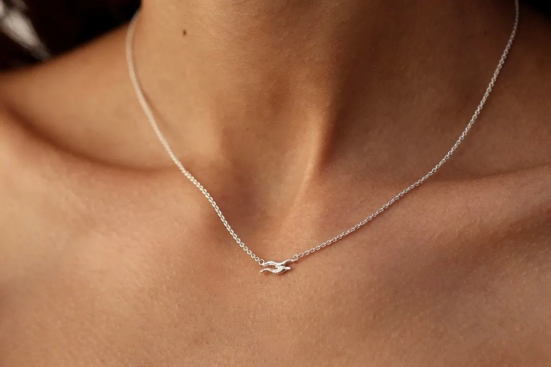 Aquarius Silver Necklace