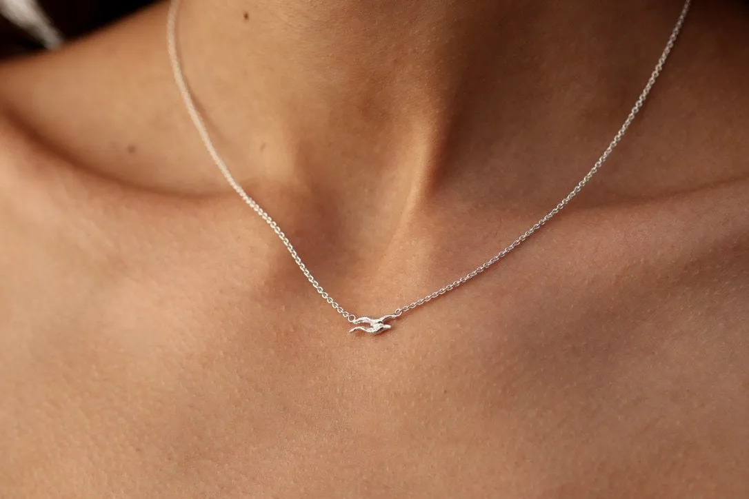 Aquarius Silver Necklace