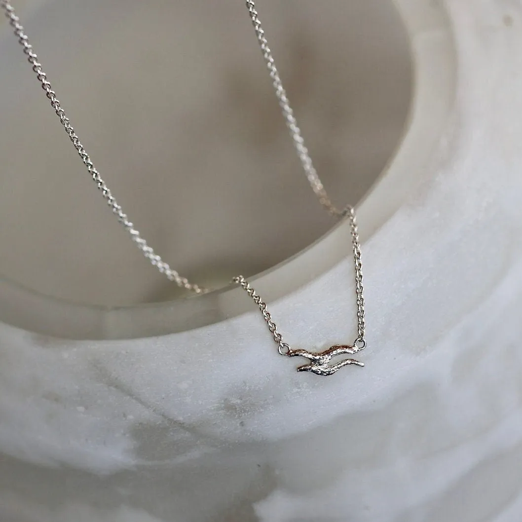 Aquarius Silver Necklace