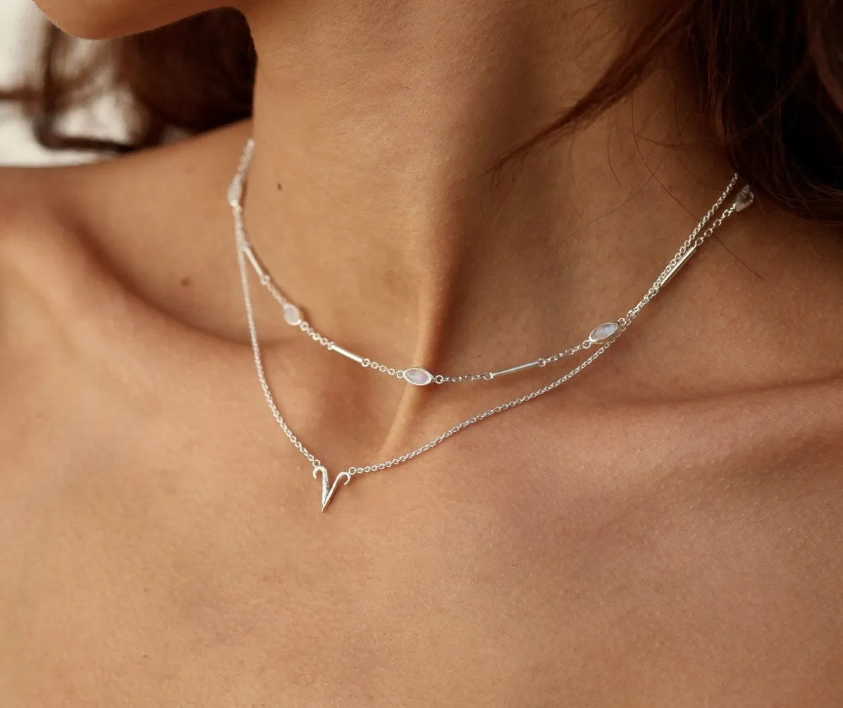 Aries Silver Necklace