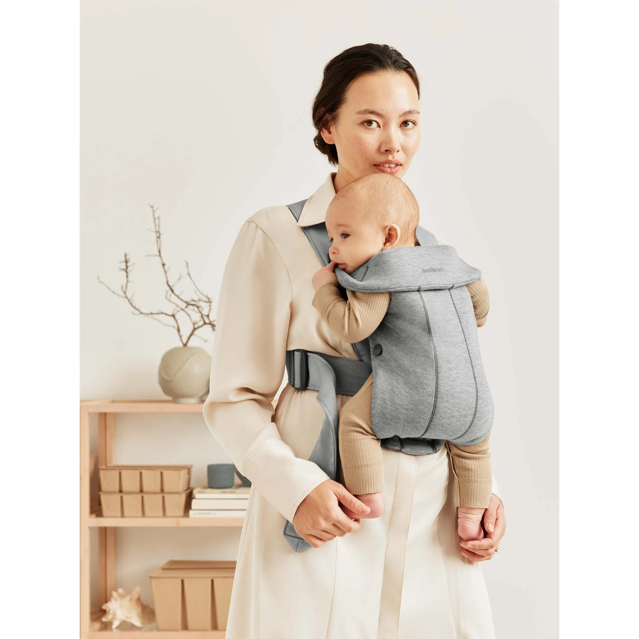 Baby Carrier Mini 3D Jersey - Light Grey