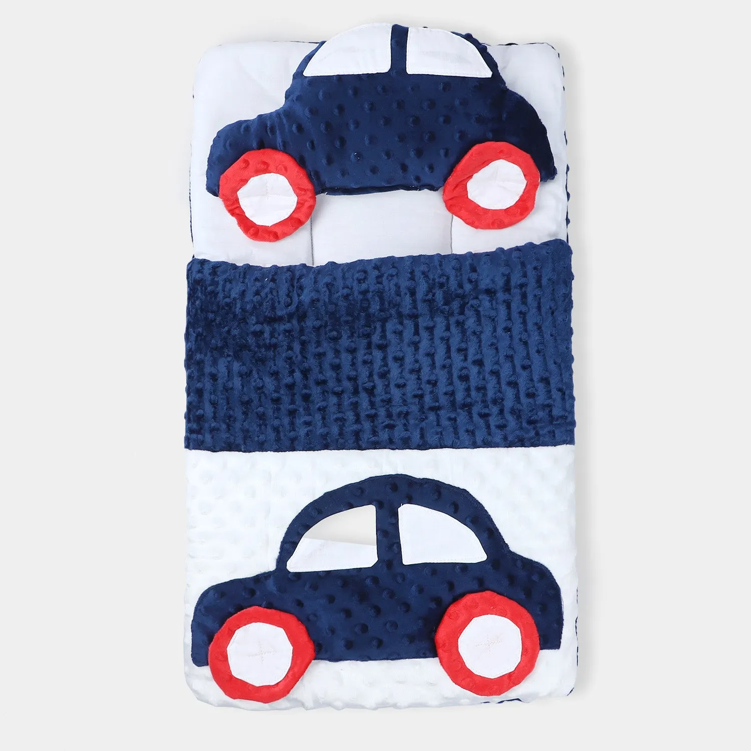 Baby Carry Nest Car Pillow | Navy Blue