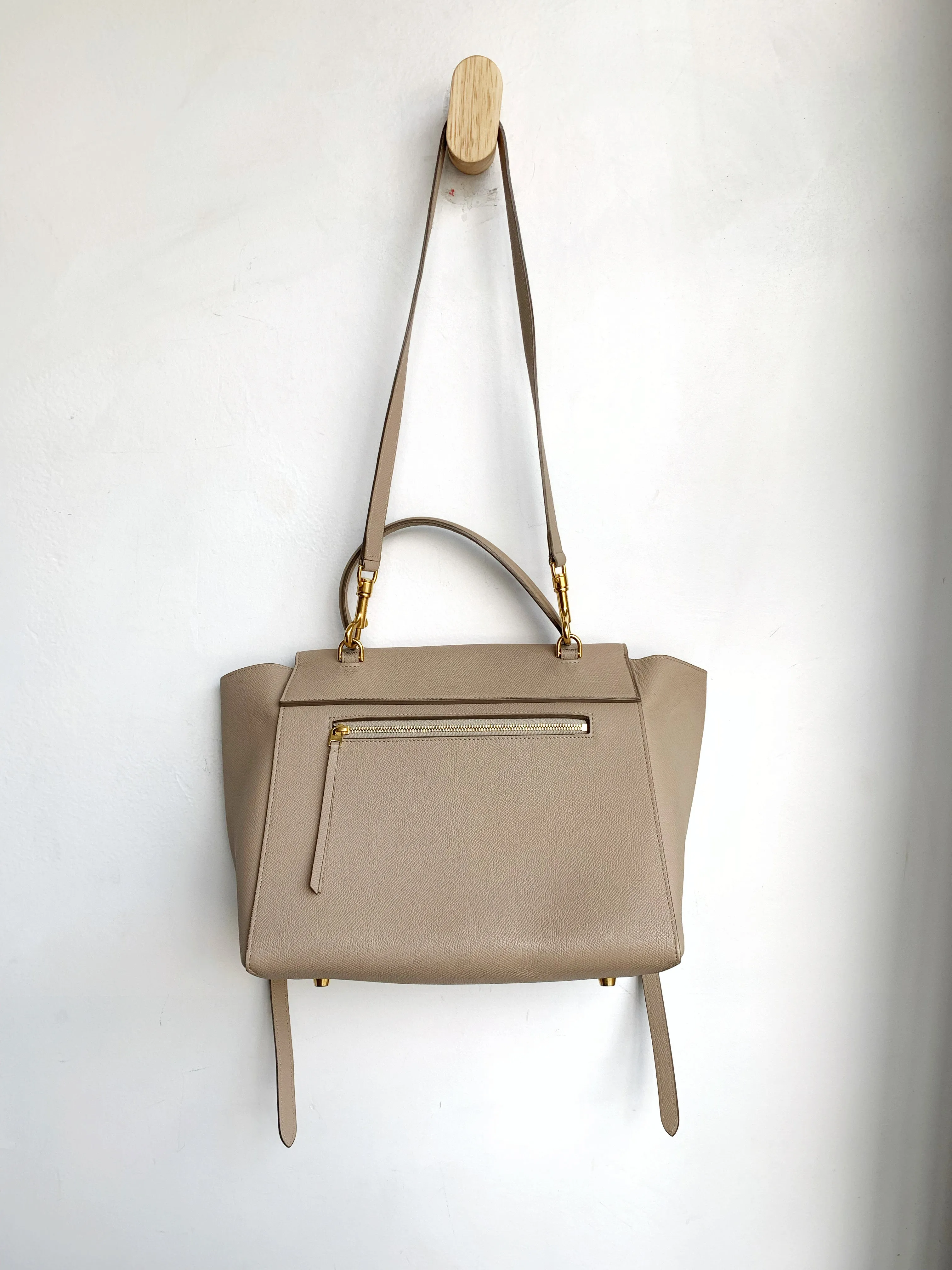 BEIGE MINI BELT BAG