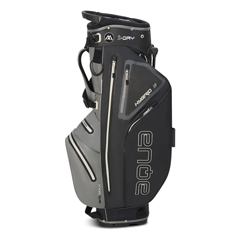 Big Max Aqua Hybrid 3 Stand Bag - Grey/Black