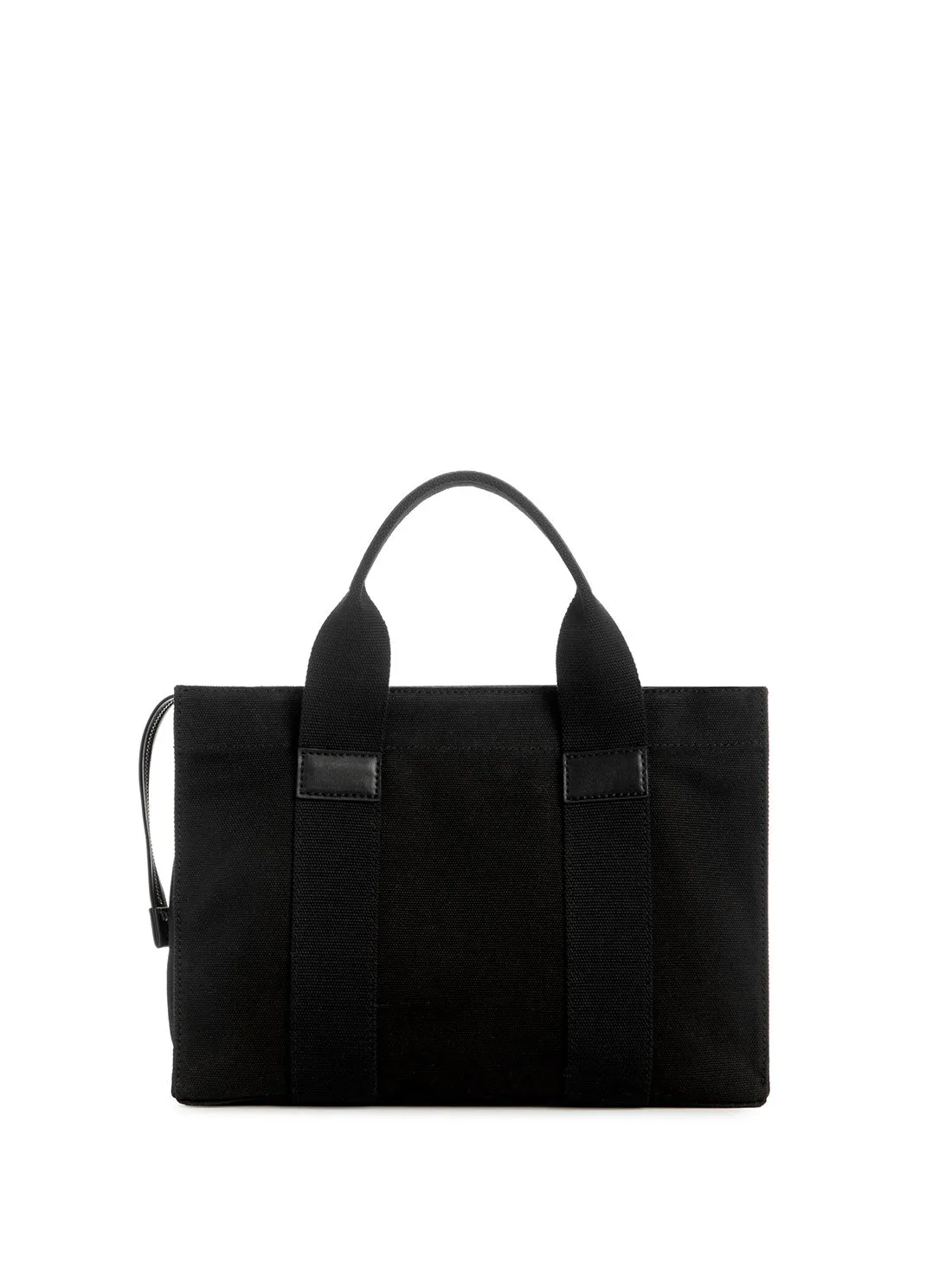 Black Canvas Small Tote Bag