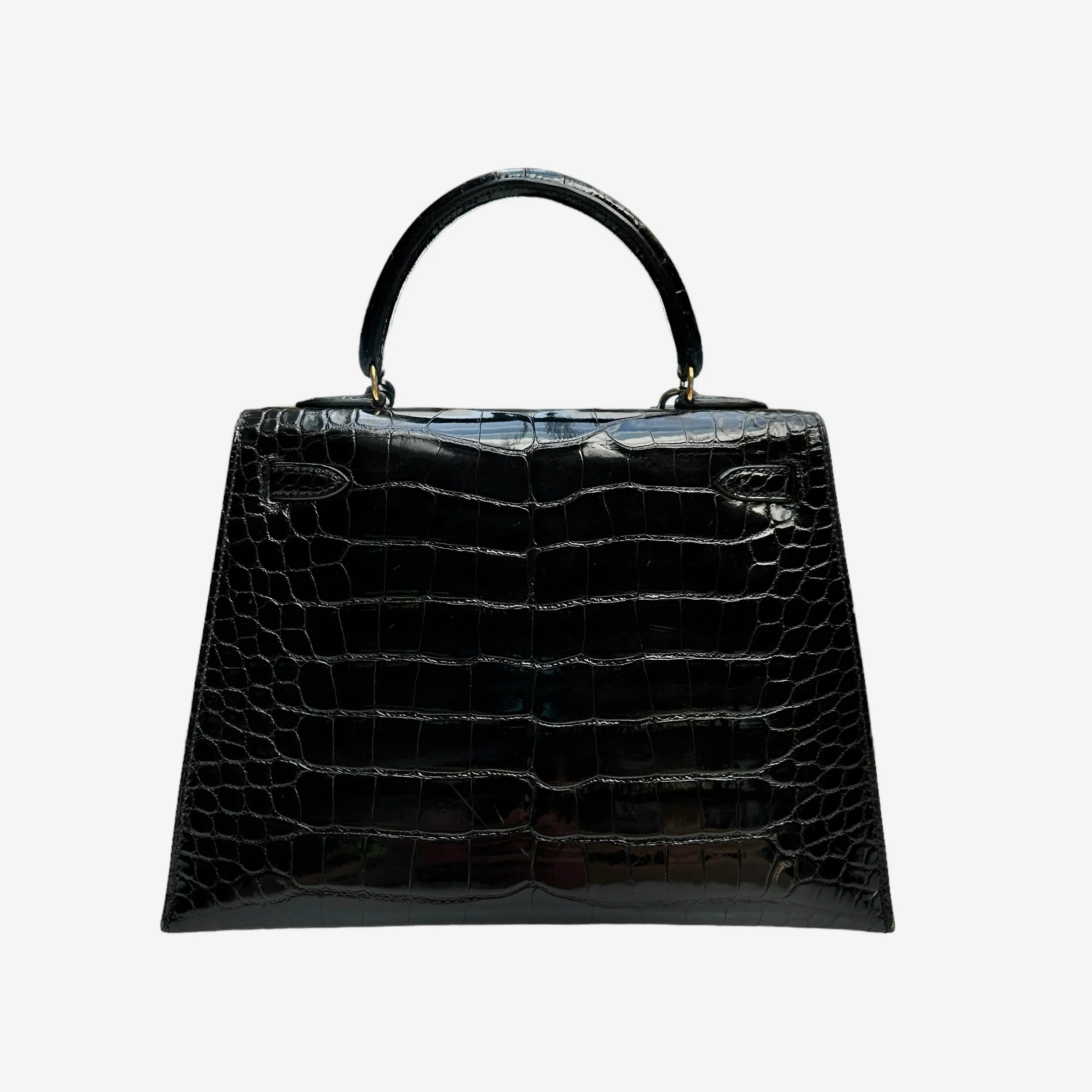 Black Crocodile Kelly 25