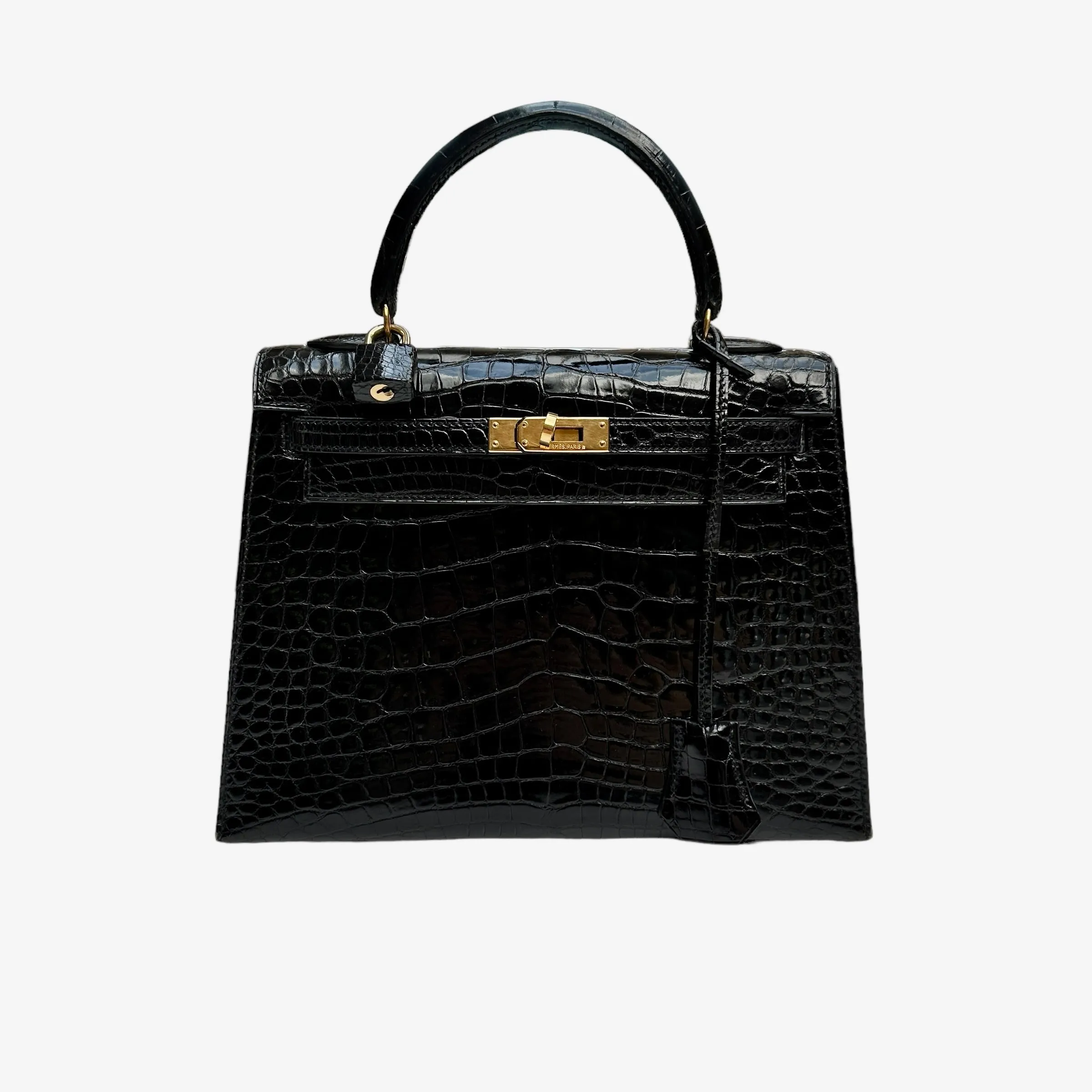 Black Crocodile Kelly 25