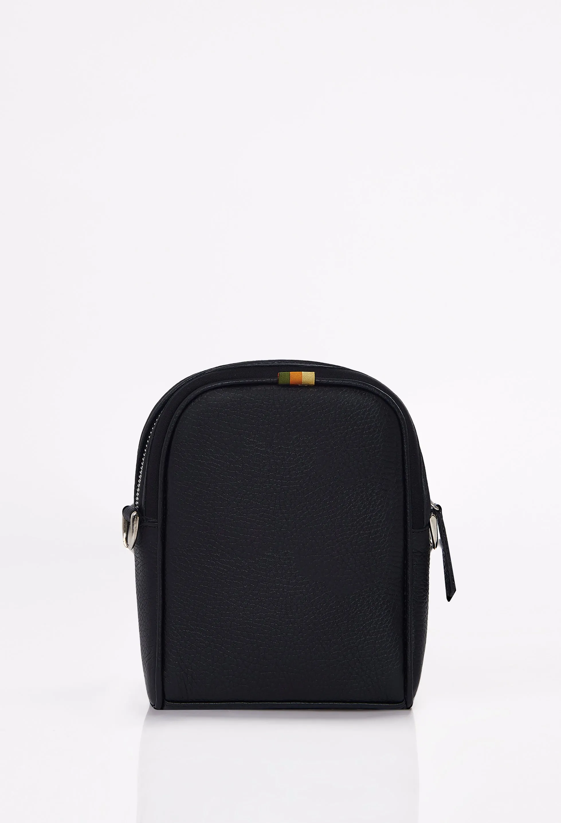 Black Everyday Neoprene & Leather Mini Crossbody Bag