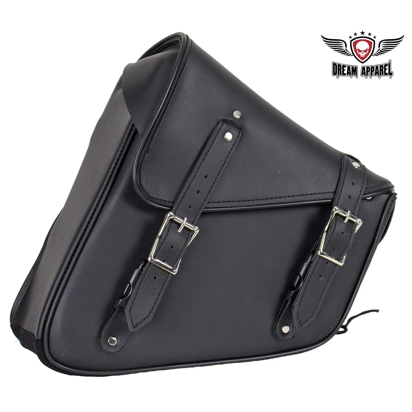 Black PVC Solo Swing Arm Bag - Left Side