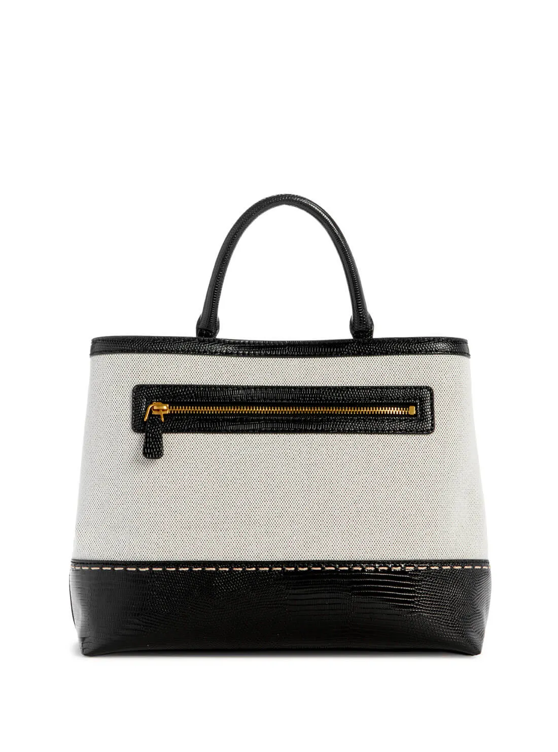 Black White Zabry Girlfriend Satchel Bag