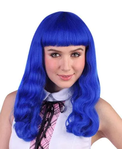 Blue Pop Star Style Wig - Buy Online Only