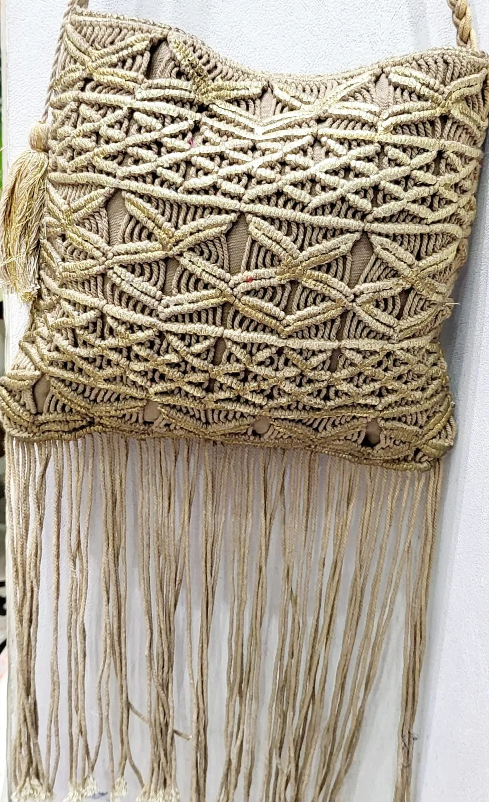 Bohemian fringe sling bag