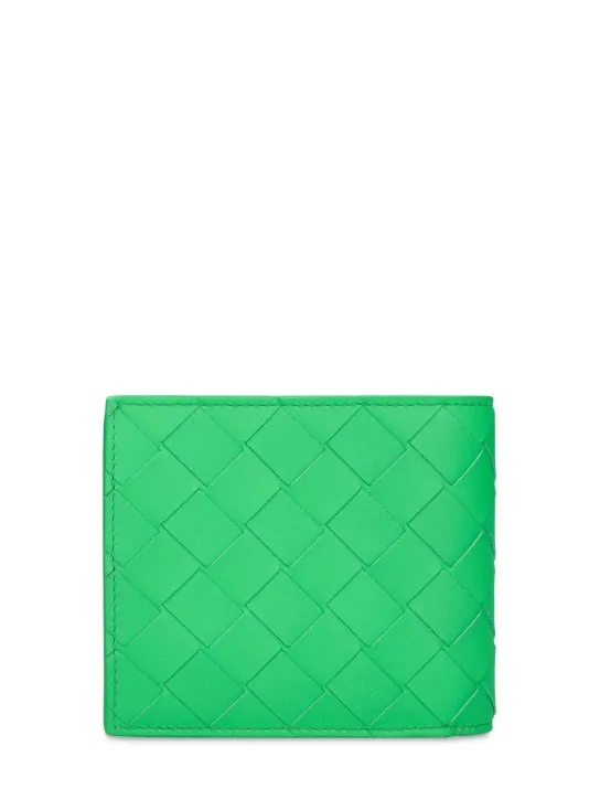 Bottega Veneta   Intrecciato leather bi-fold wallet 