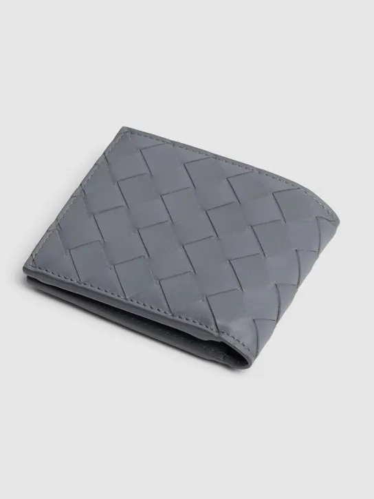 Bottega Veneta   Intrecciato leather bi-fold wallet 