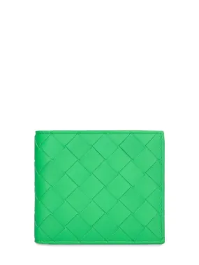 Bottega Veneta   Intrecciato leather bi-fold wallet 