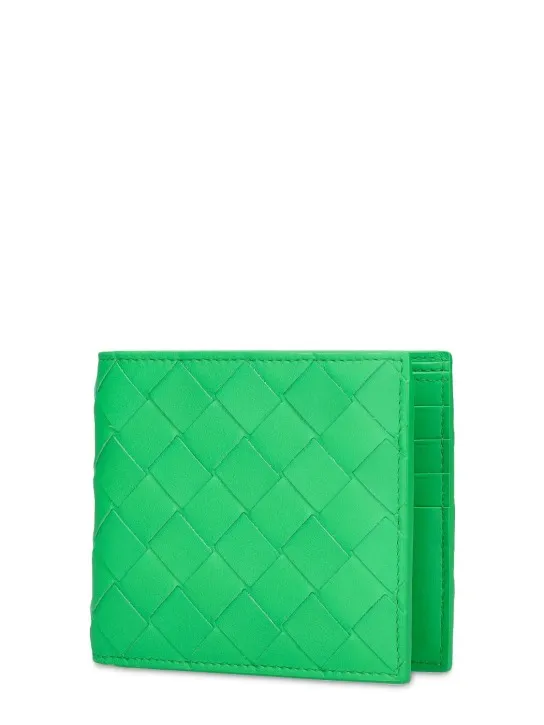 Bottega Veneta   Intrecciato leather bi-fold wallet 