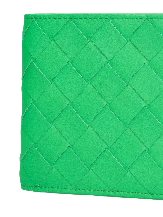 Bottega Veneta   Intrecciato leather bi-fold wallet 