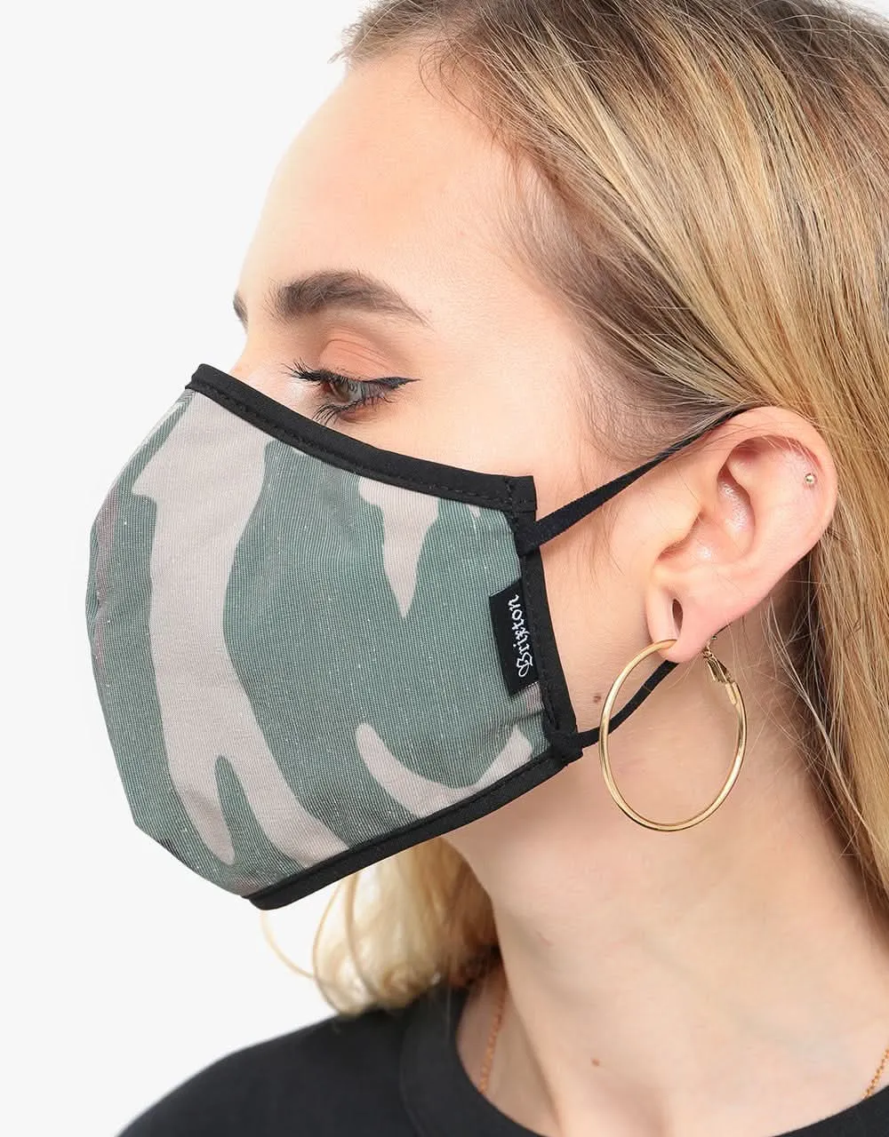 Brixton Antimicrobial Face Mask - Camo