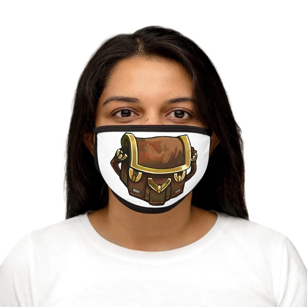 Brown Bag Mixed-Fabric Face Mask