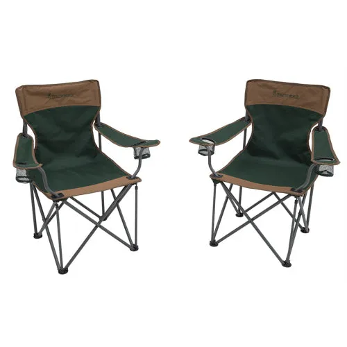 Browning Double Back Chair Set of 2 Foldable Chairs