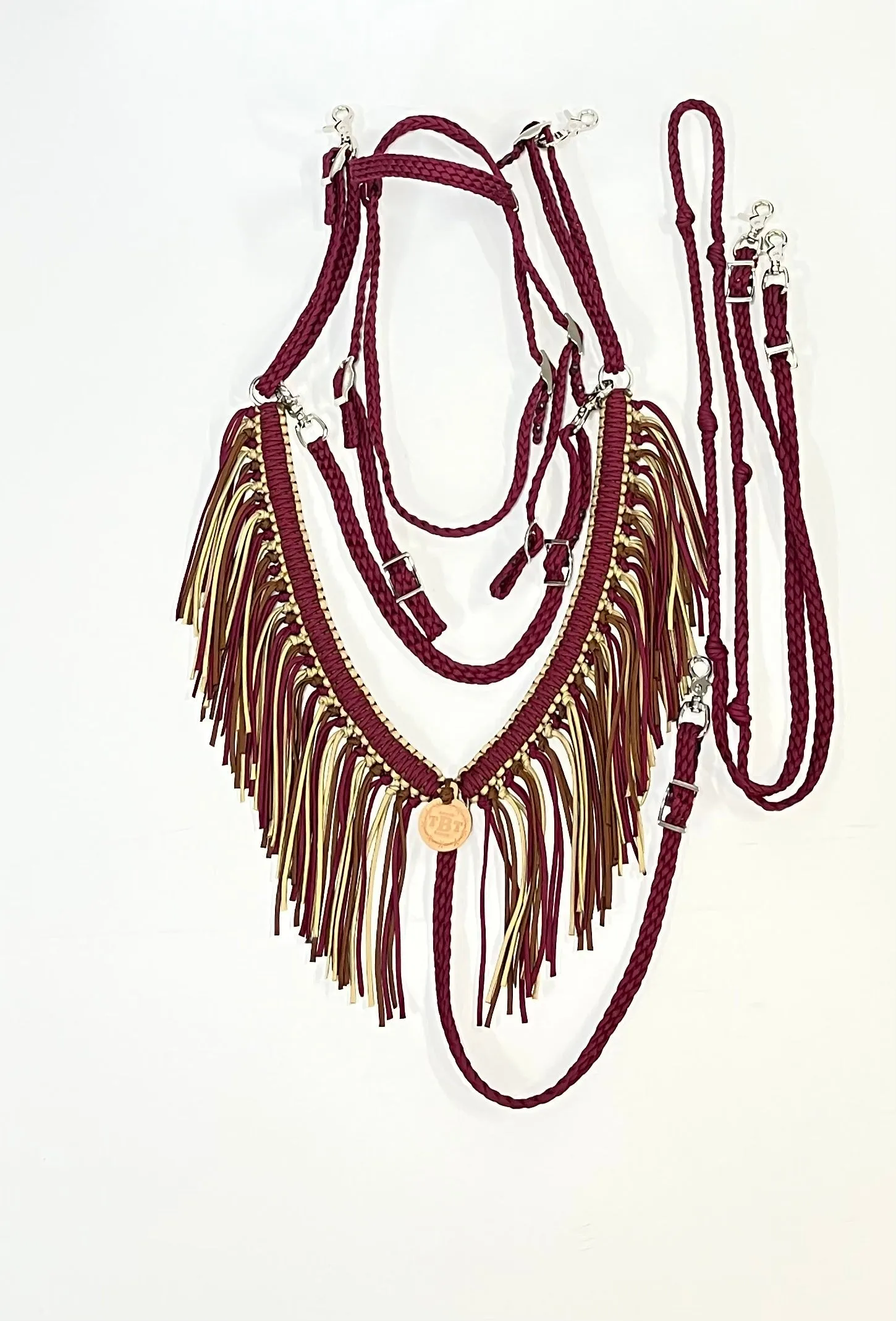 Burgundy Tack set