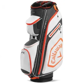 Callaway Chev 14  Cart Bag - White/Charcoal