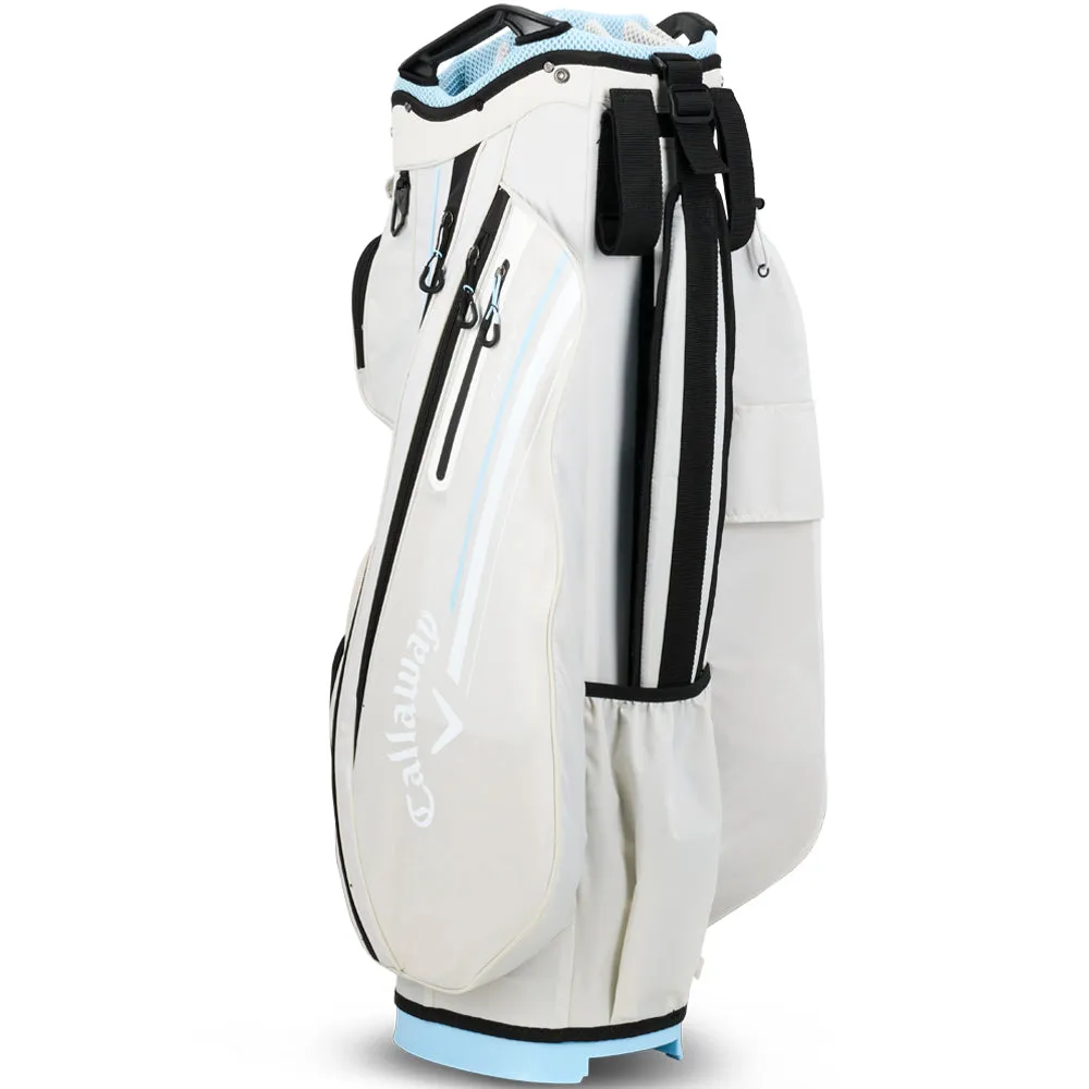 Callaway Chev 14 Plus Cart Bag - Silver/Glacier