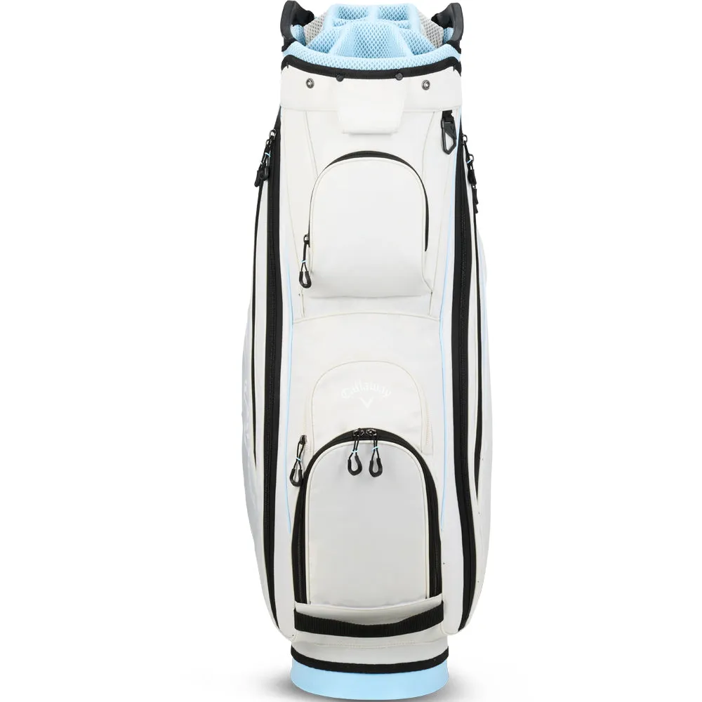 Callaway Chev 14 Plus Cart Bag - Silver/Glacier