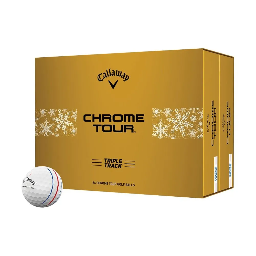 Callaway Chrome Tour Triple Track Holiday Edition Golf Balls