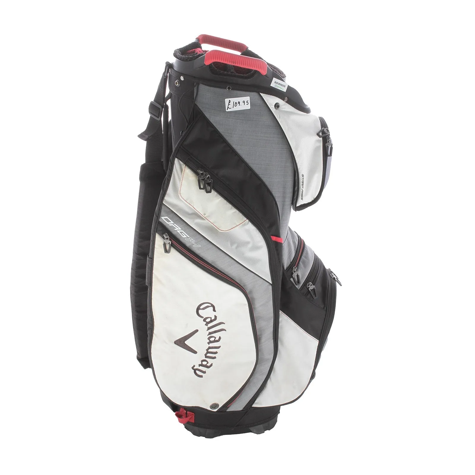 Callaway Org 14 Cart Bag - Black/White/Grey