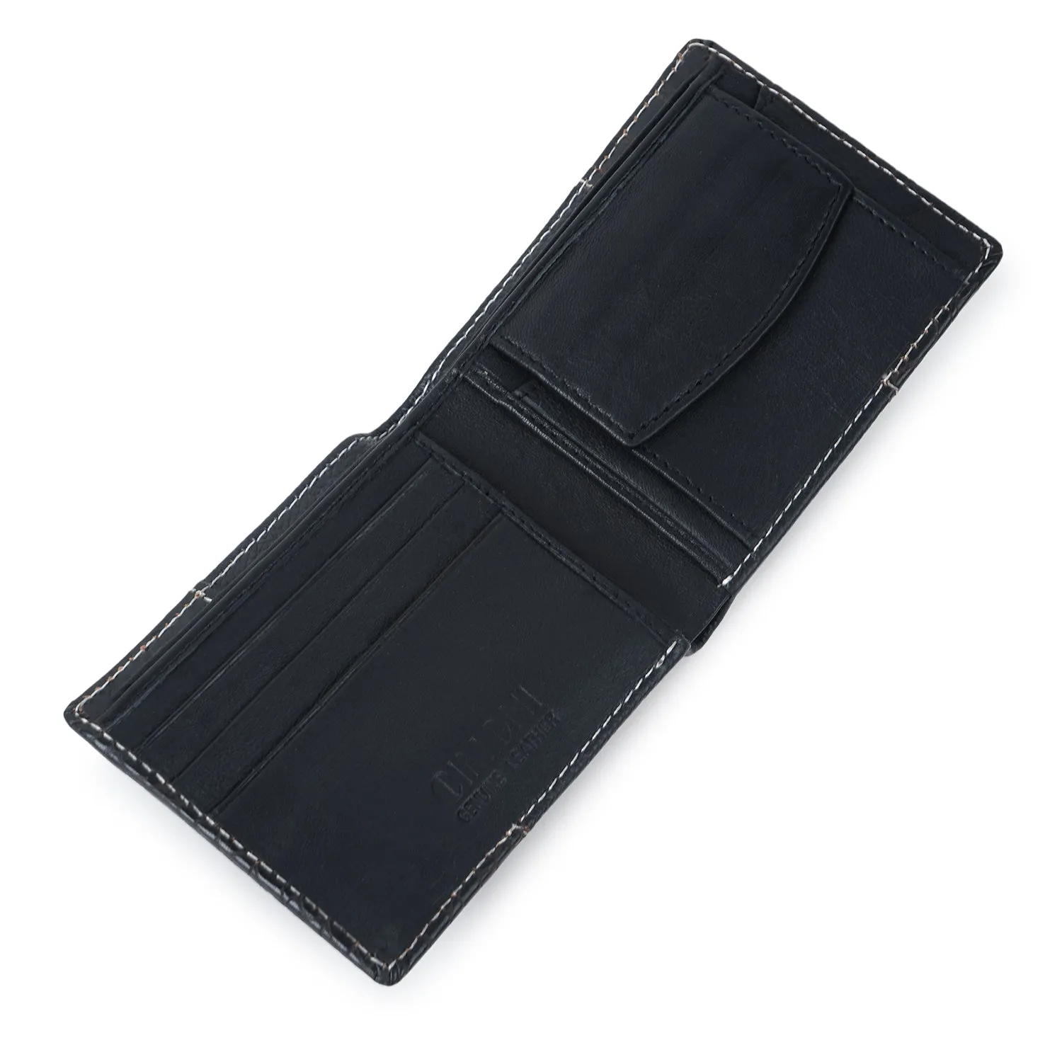 CIMONI Genuine Leather Stylish Classy Ultra Slim Multiple Credit Cards Slot Wallet for Men