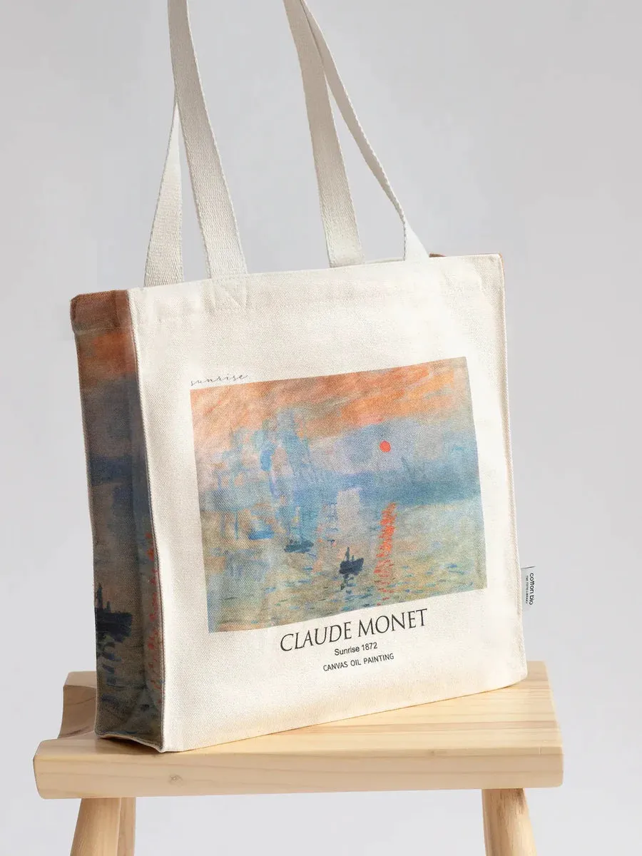 Claude Monet Sunrise - Tote Bag