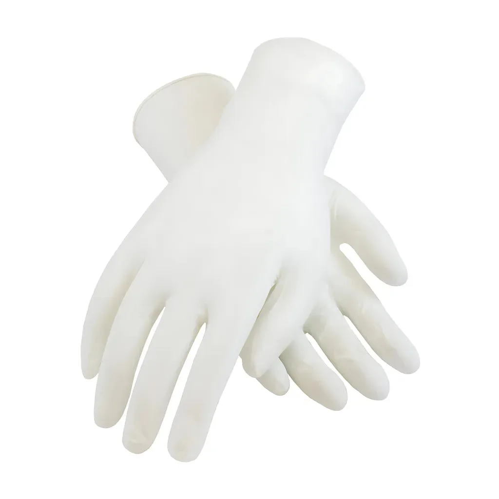 CleanTeam 100-332400/L Single Use Class 100 Cleanroom Nitrile Glove with Finger Textured Grip - 9.5"