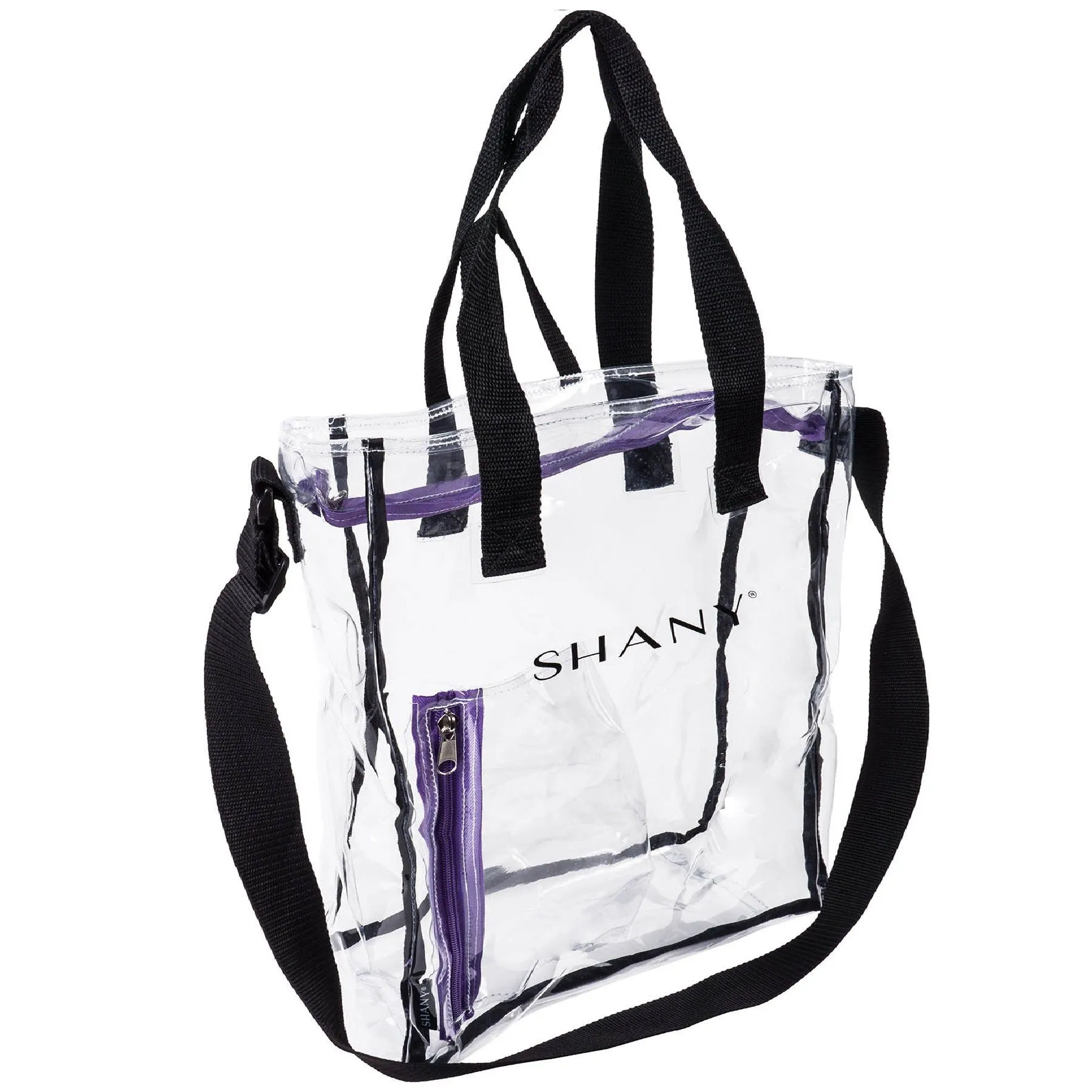 Clear Toiletry and Makeup Carry-On with Multiple Handles