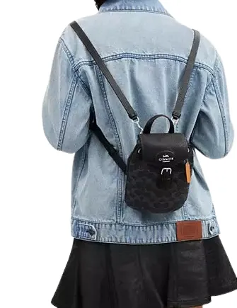 Coach Amelia Convertible Backpack In Signature Denim