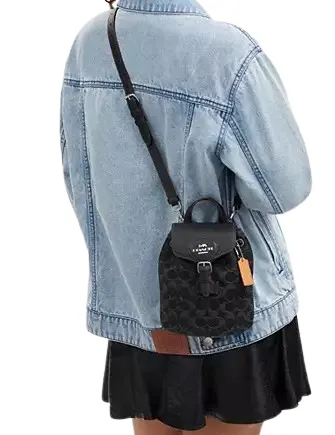 Coach Amelia Convertible Backpack In Signature Denim